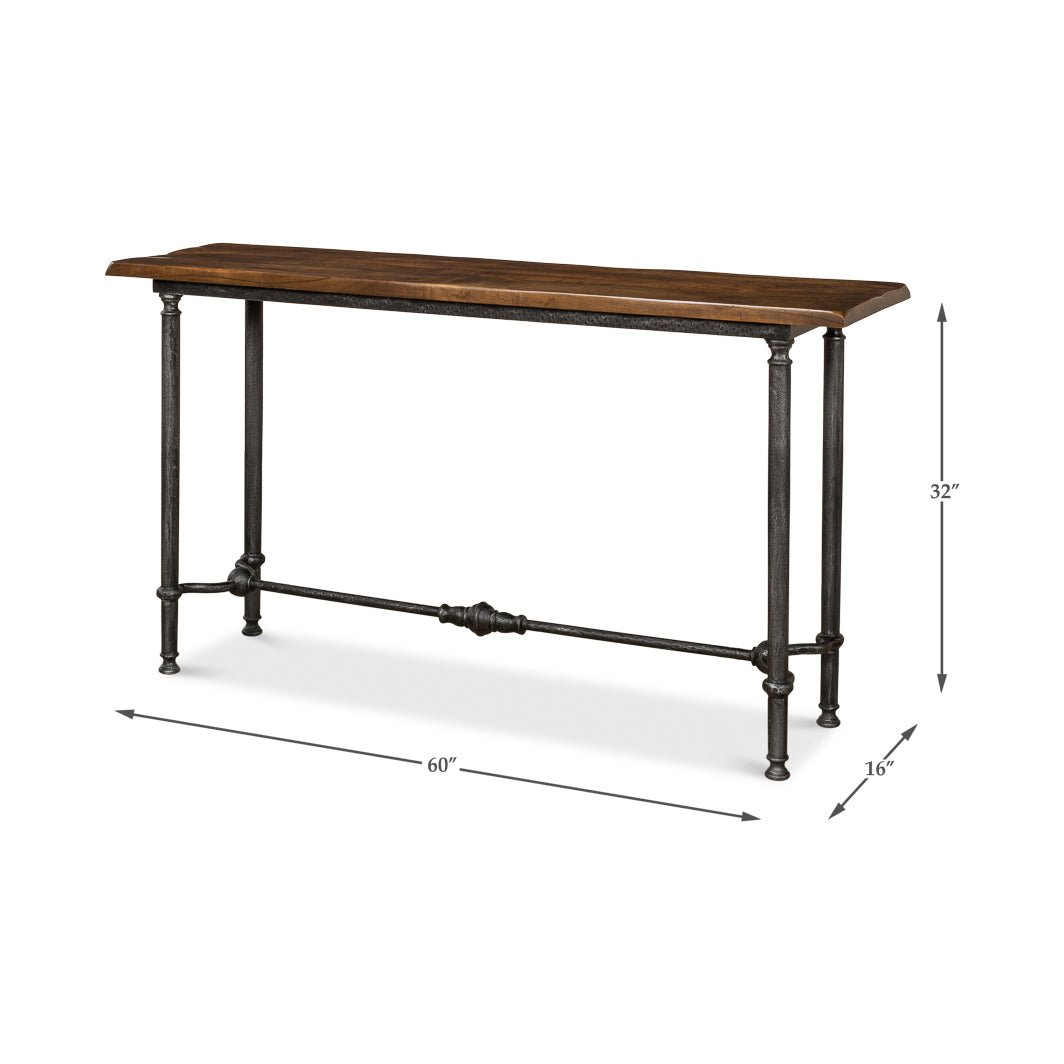 French Modern Industrial Console - English Georgian America