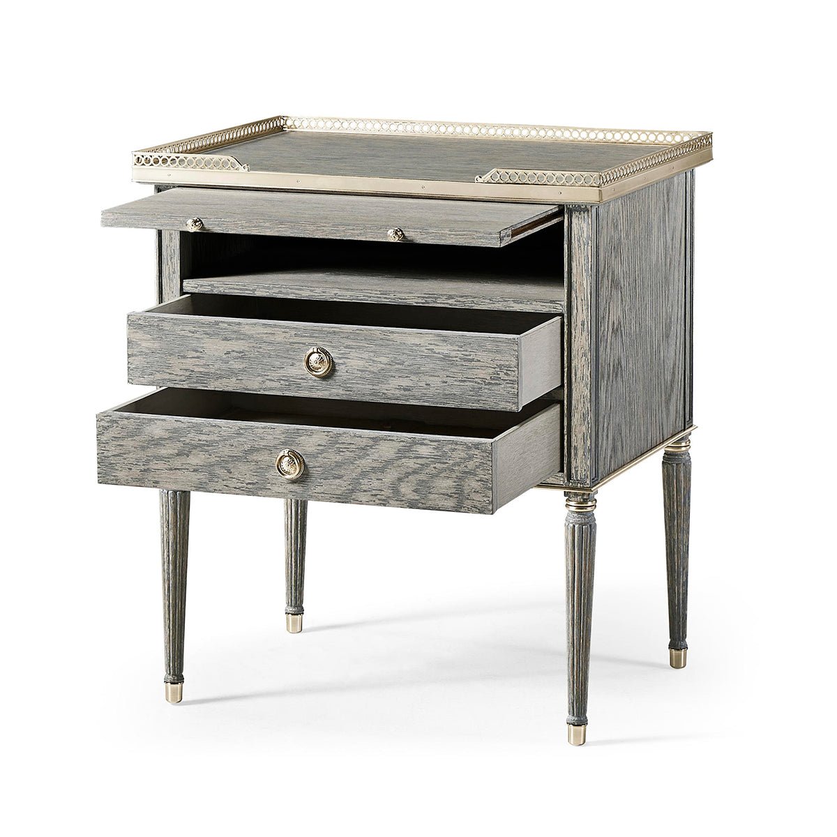 French Modern Louis Nightstand - English Georgian America