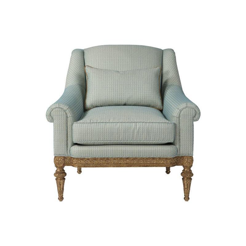 French Modern Neo Classic Armchair - English Georgian America