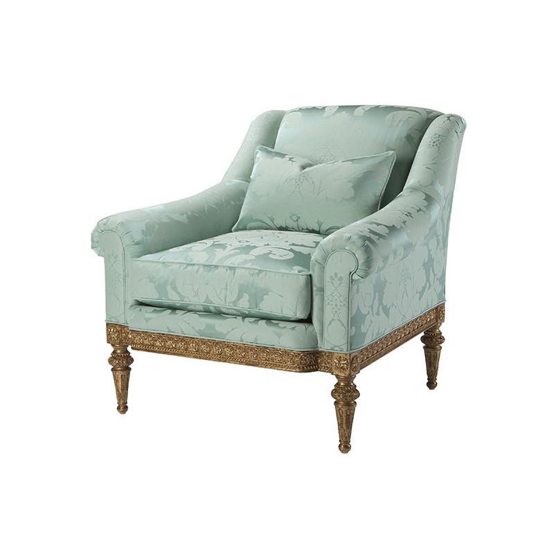 French Modern Neo Classic Armchair - English Georgian America