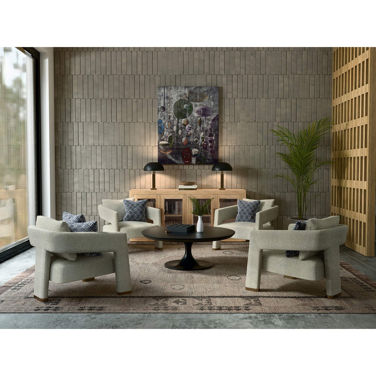 French Modern Tulip Coffee Table - English Georgian America