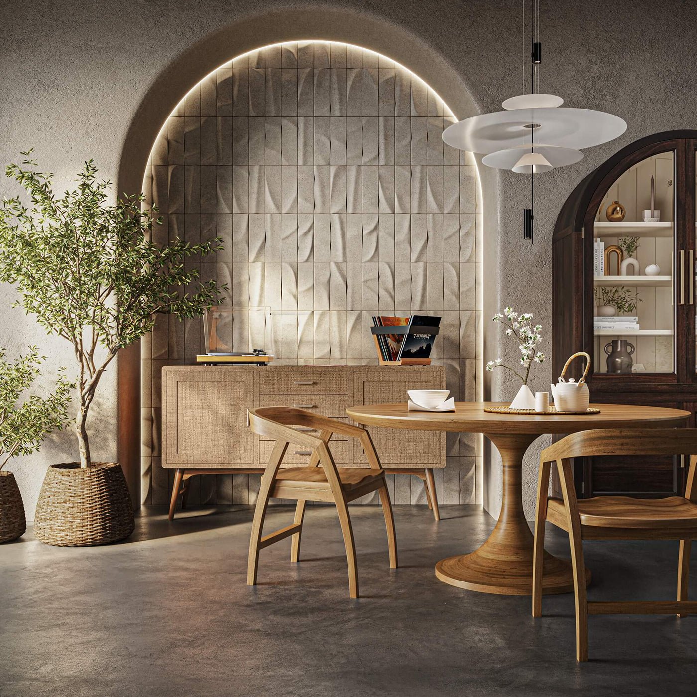 French Modern Tulip Dining Table - English Georgian America