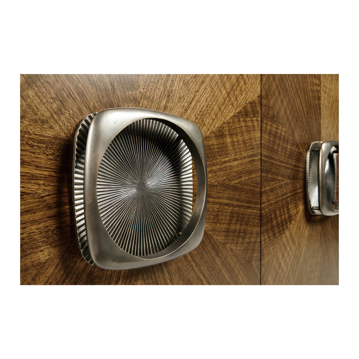 French Modern Walnut Cabinet - English Georgian America