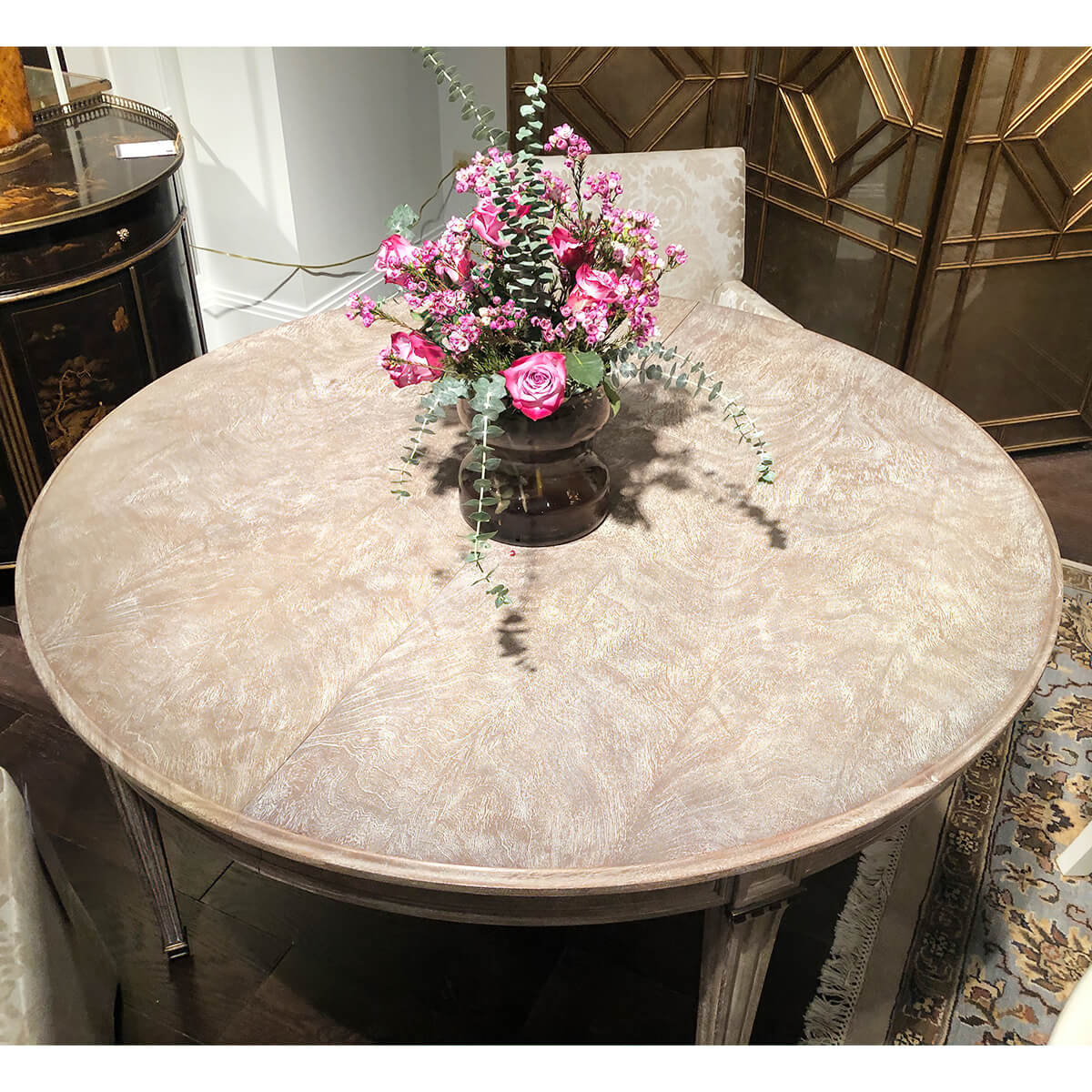 French Neo Classic Extension Dining Table - English Georgian America