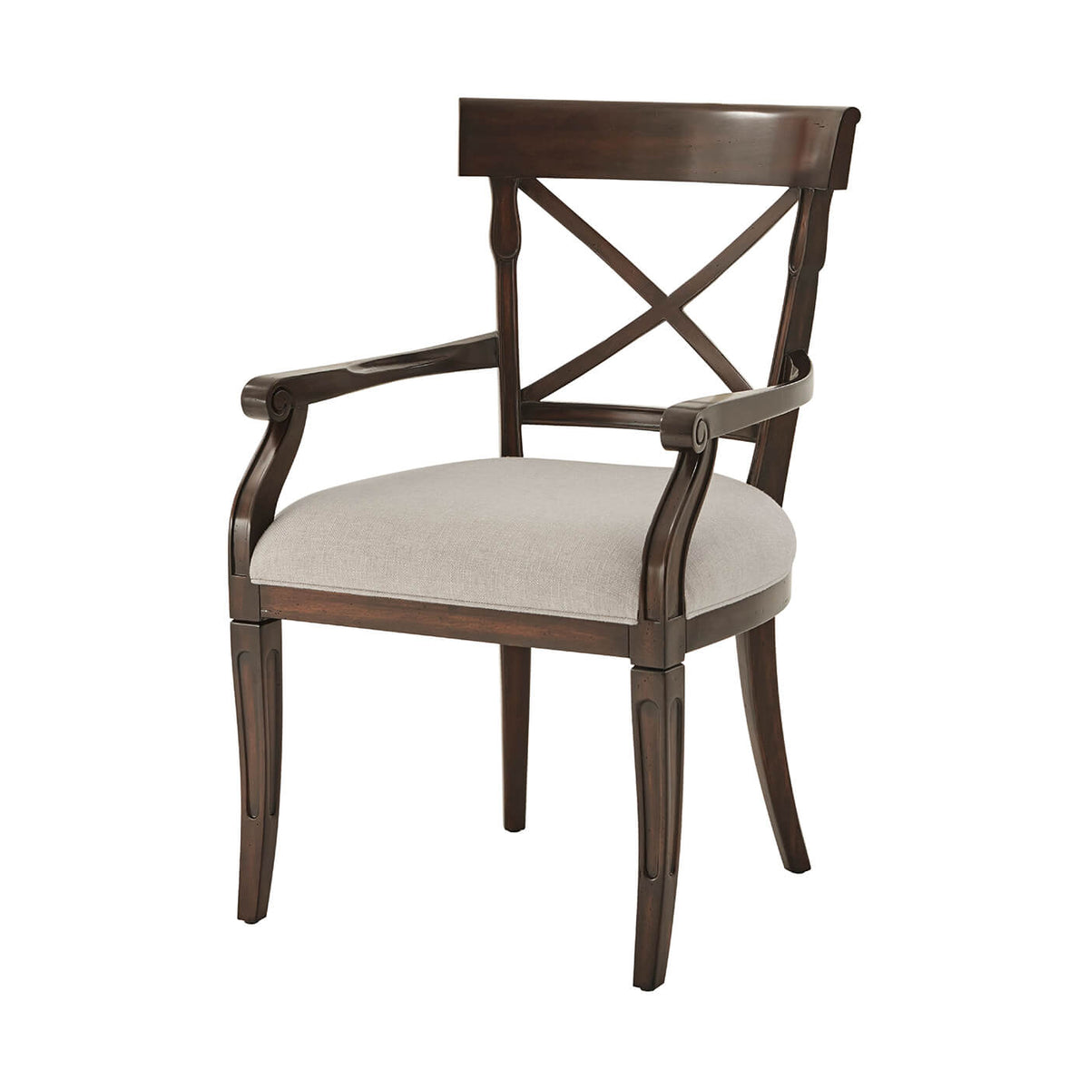 French Provincial Armchair - English Georgian America