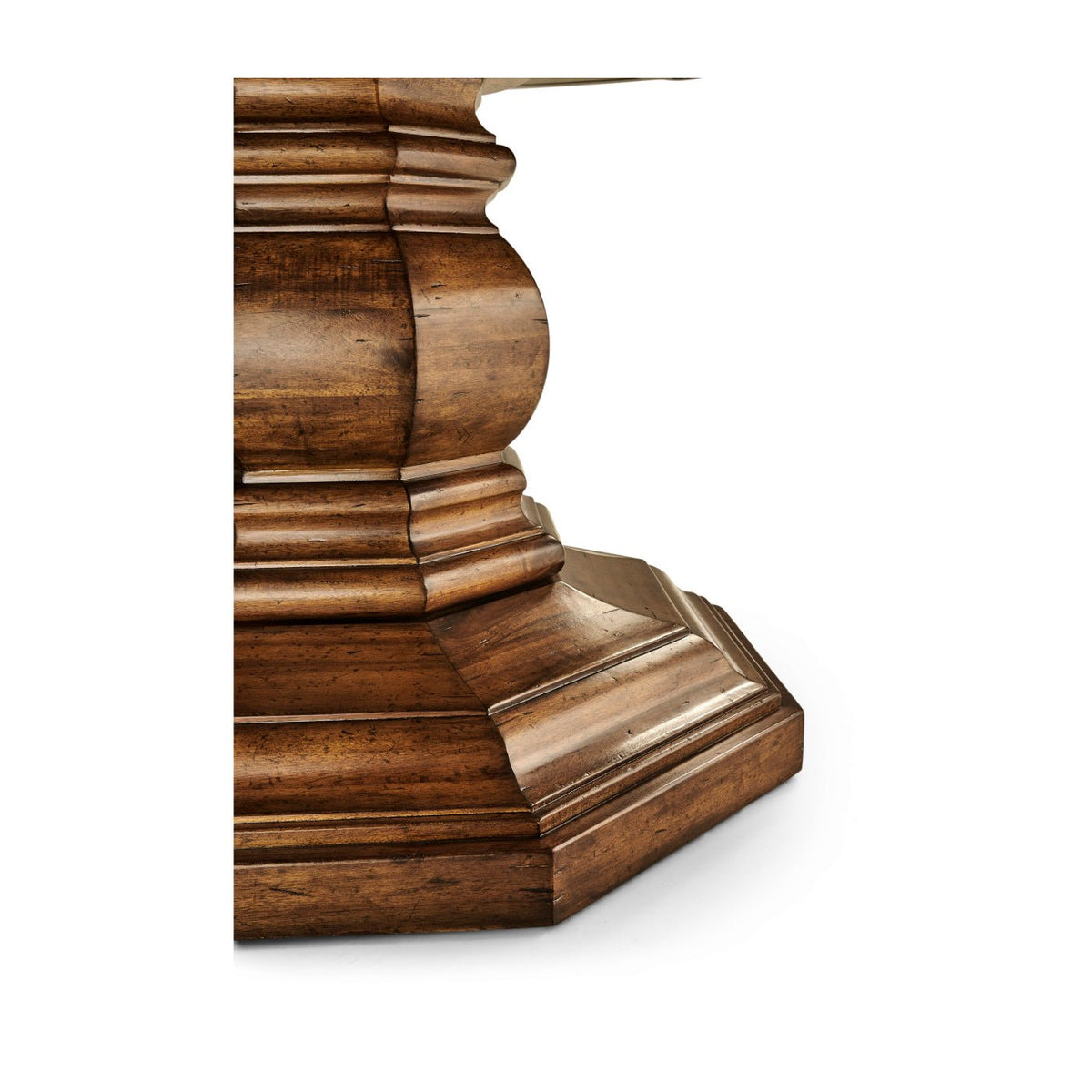 French Provincial Extension Round Dining Table - English Georgian America