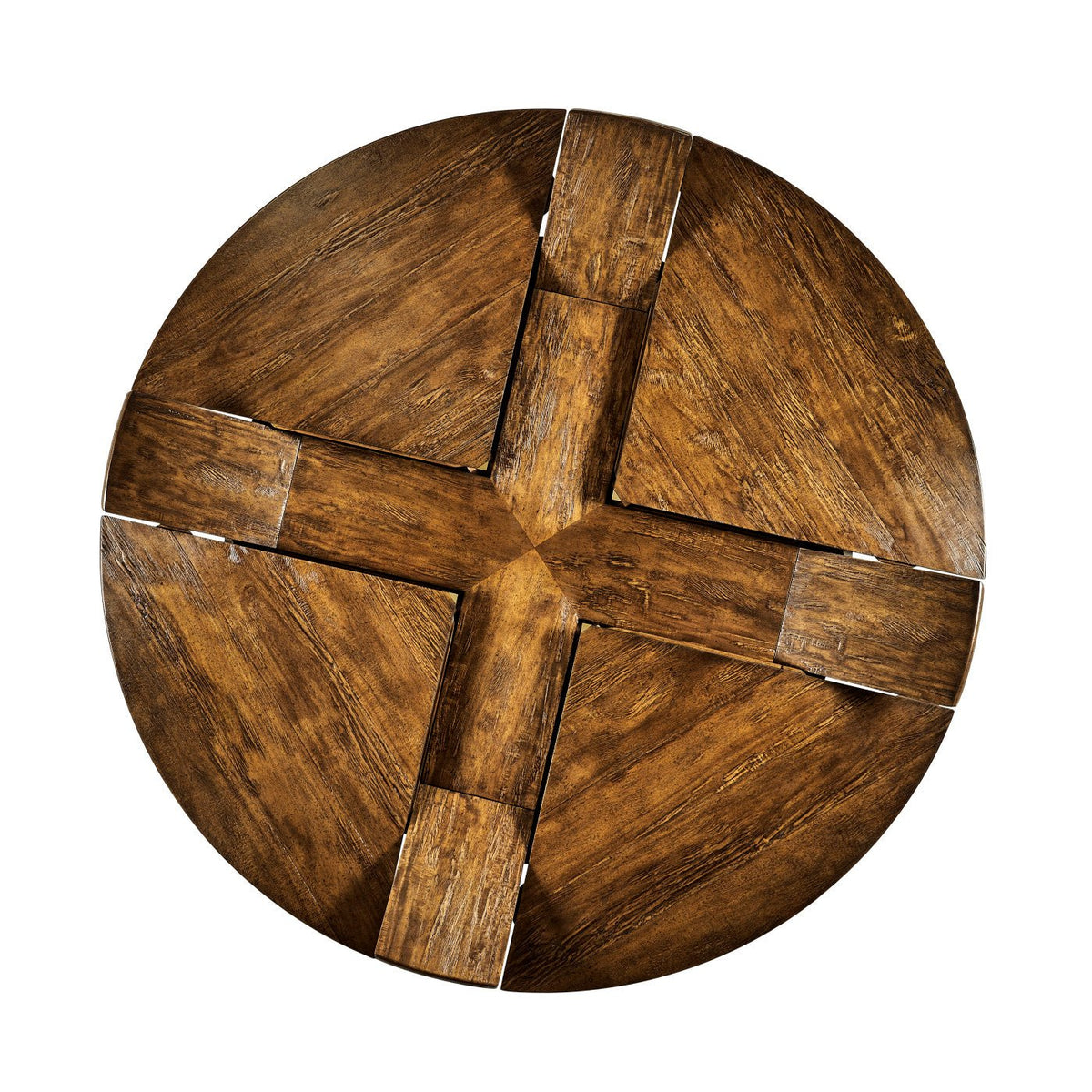 French Provincial Extension Round Dining Table - English Georgian America