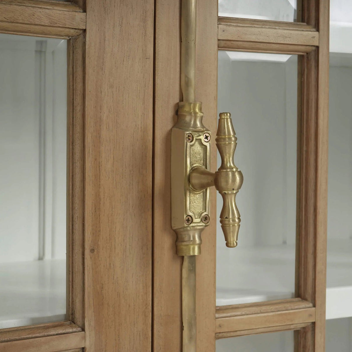 French Provincial Fruitwood Credenza - English Georgian America