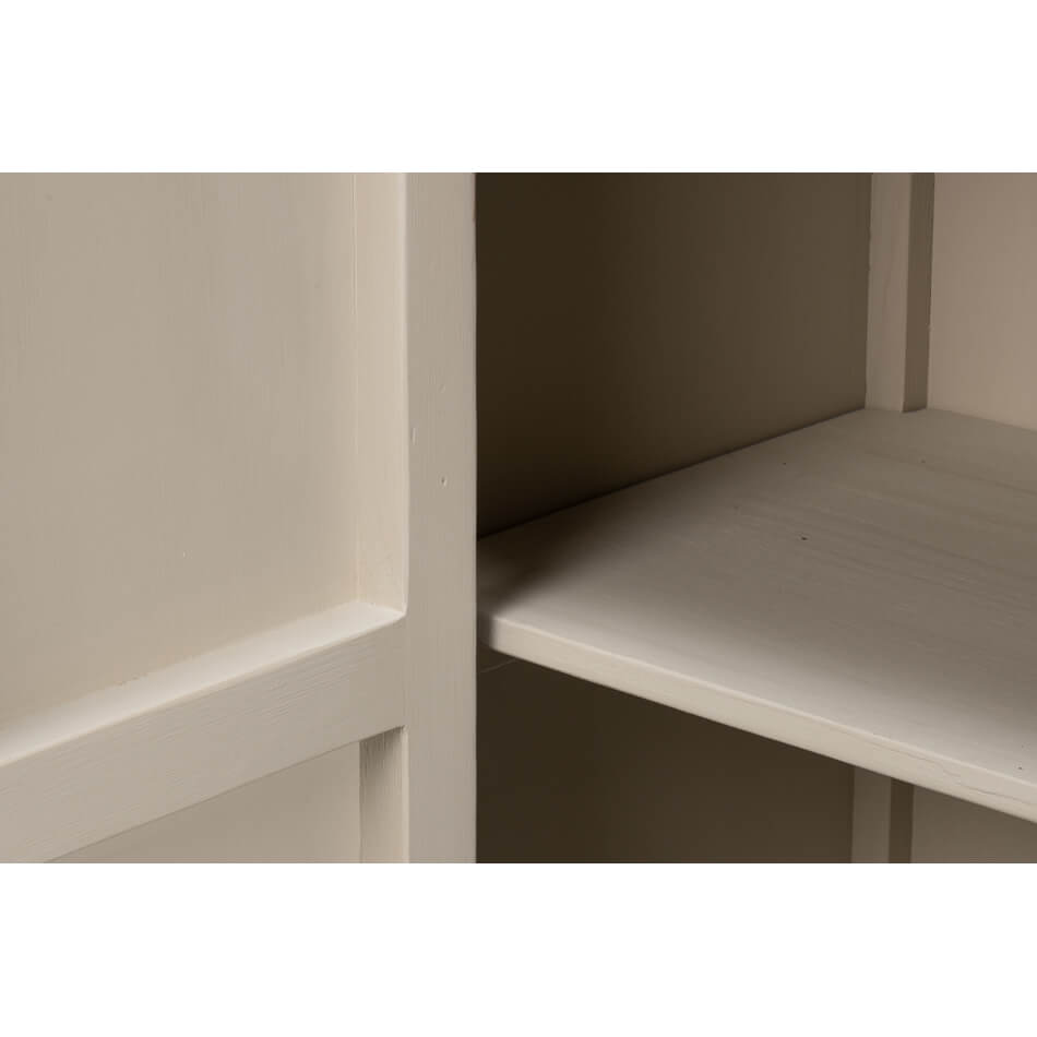 French Provincial Gray Painted Sideboard - English Georgian America