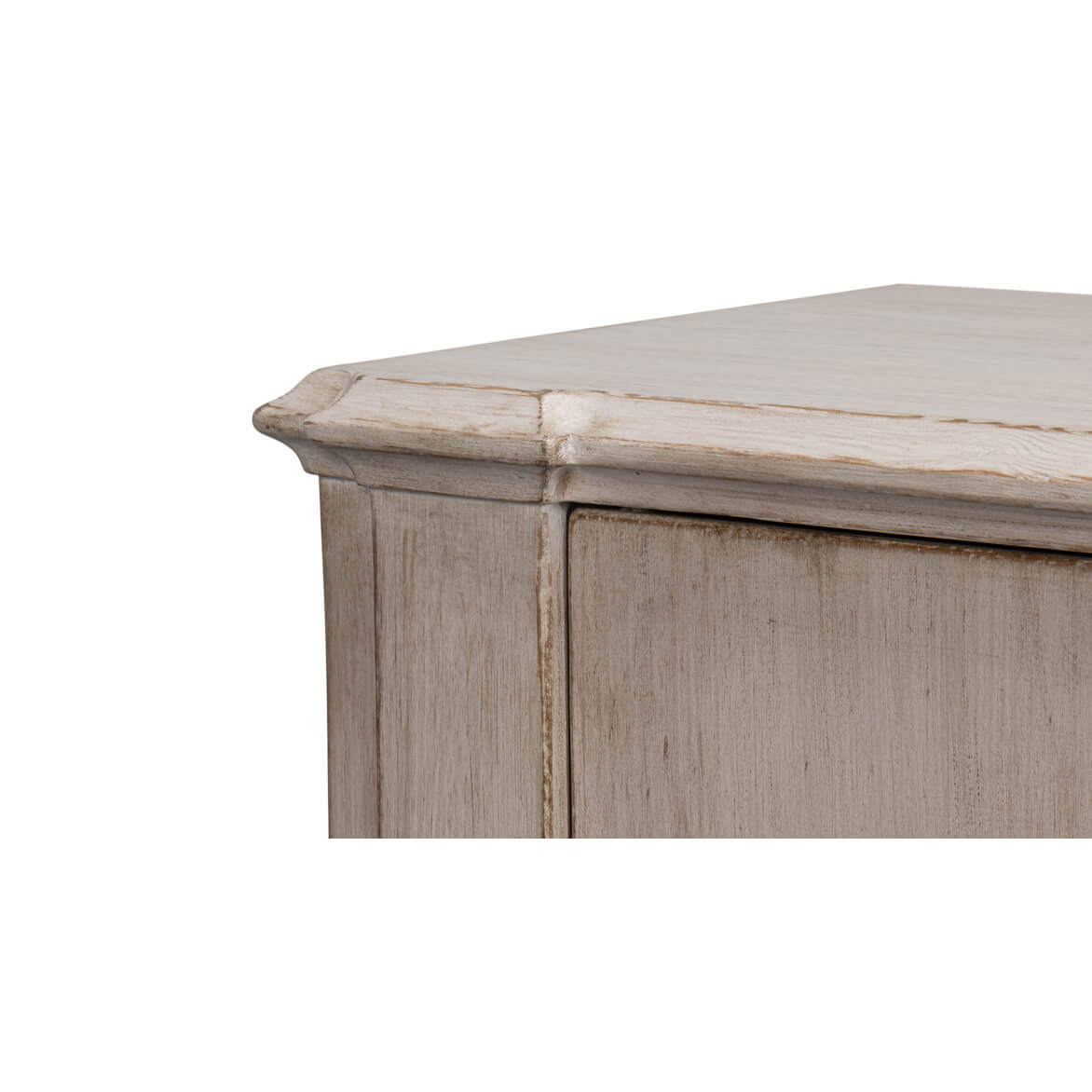 French Provincial Gray Painted Sideboard - English Georgian America