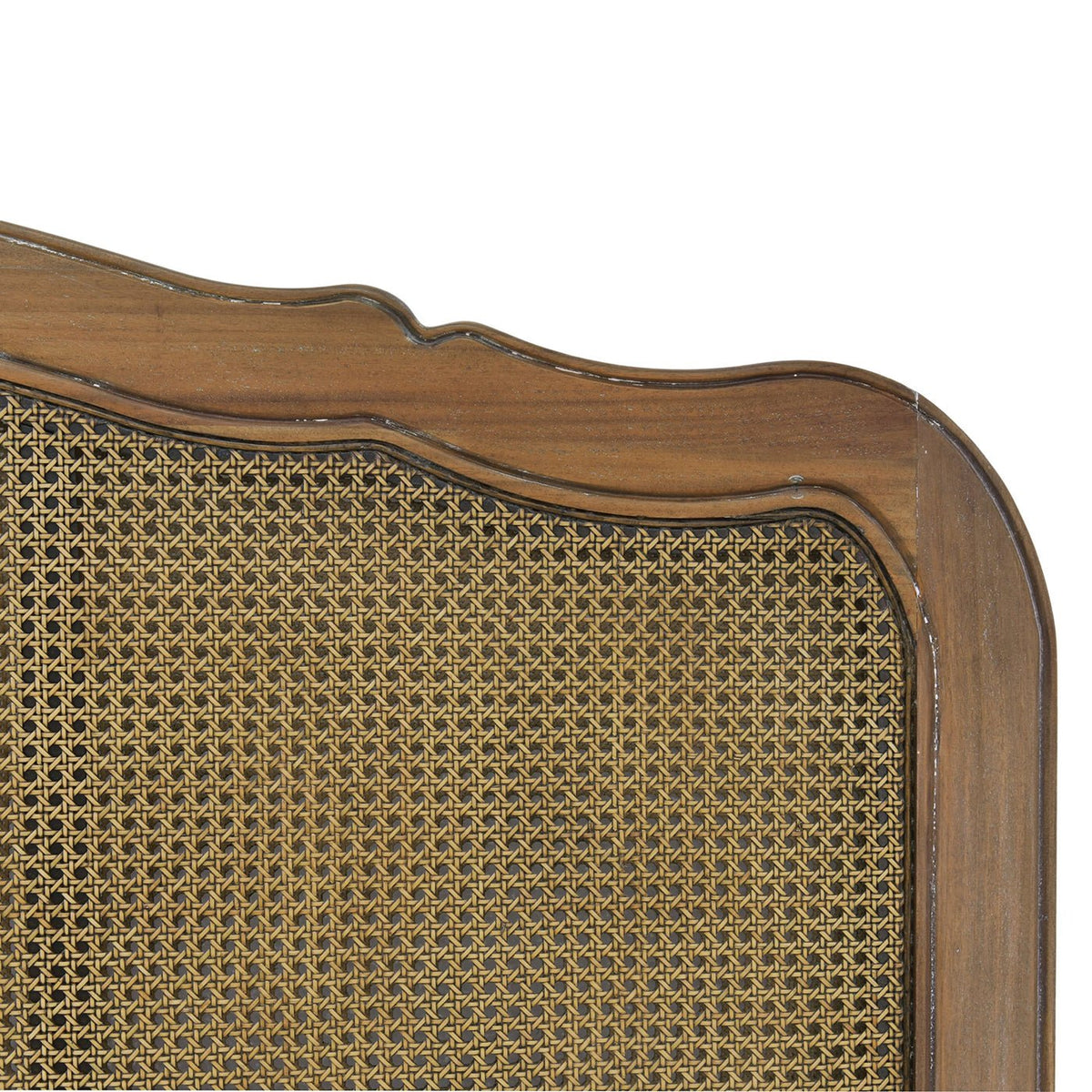 French Provincial King Bed - Straw Wash Finish - English Georgian America