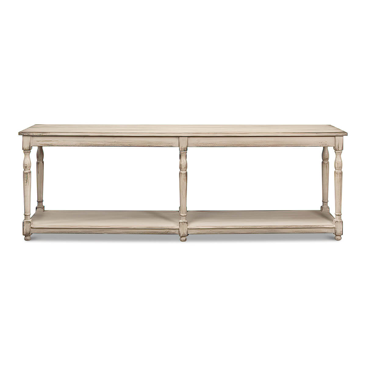 French Provincial Long Console - English Georgian America