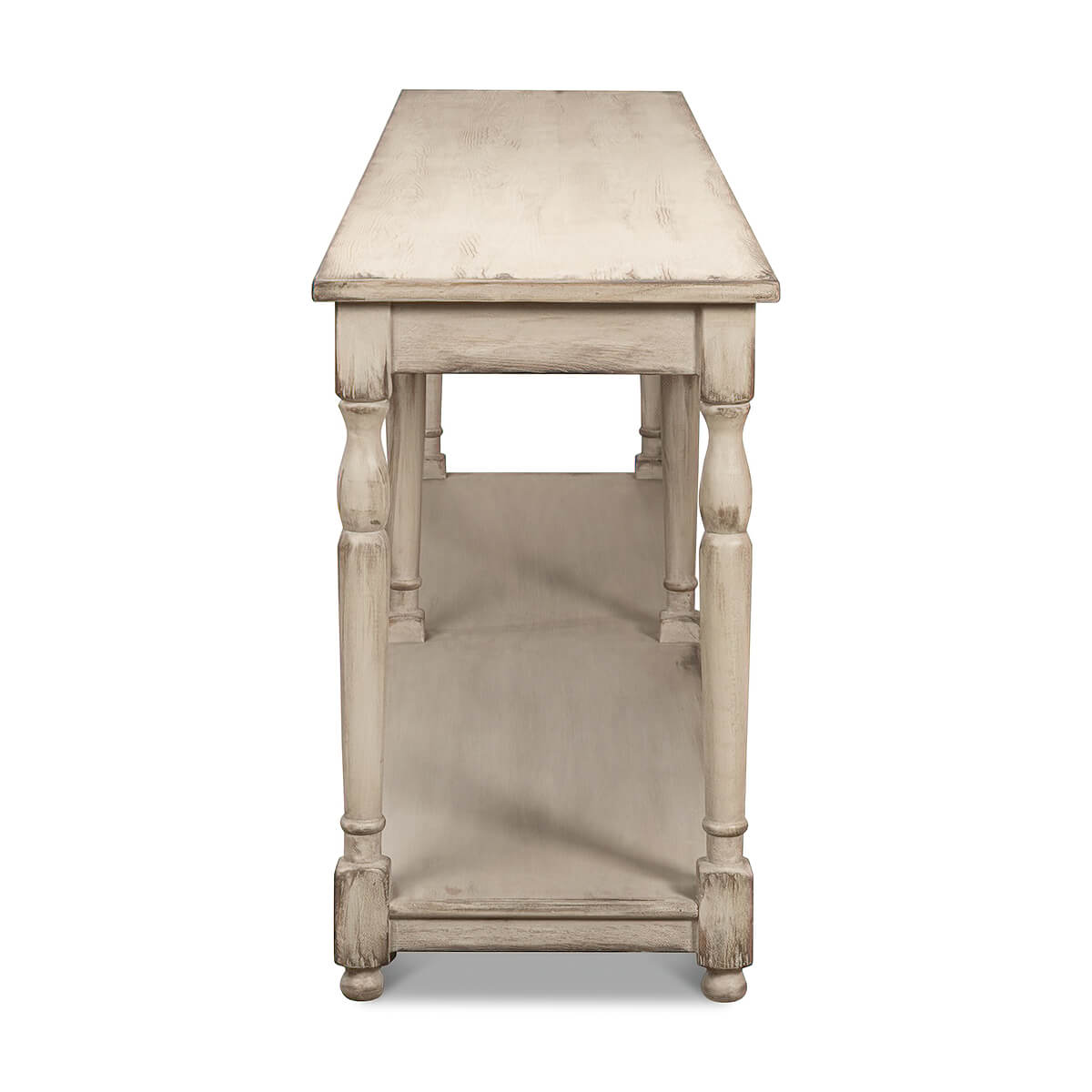 French Provincial Long Console - English Georgian America