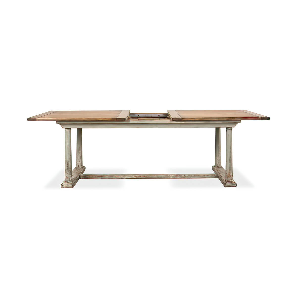 French Provincial Long Extension Dining Table - English Georgian America