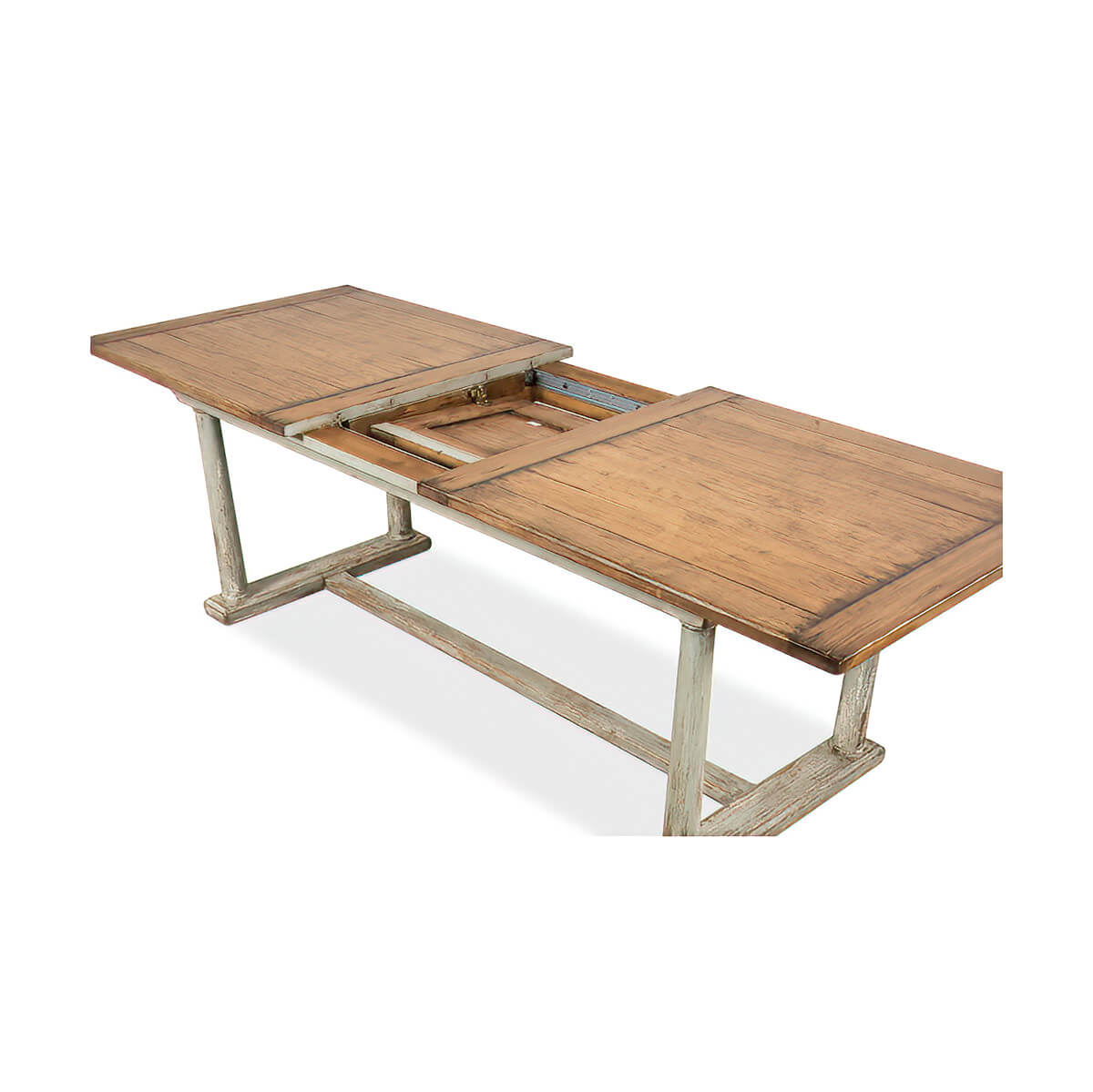 French Provincial Long Extension Dining Table - English Georgian America