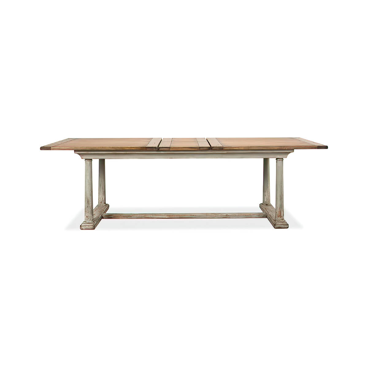 French Provincial Long Extension Dining Table - English Georgian America