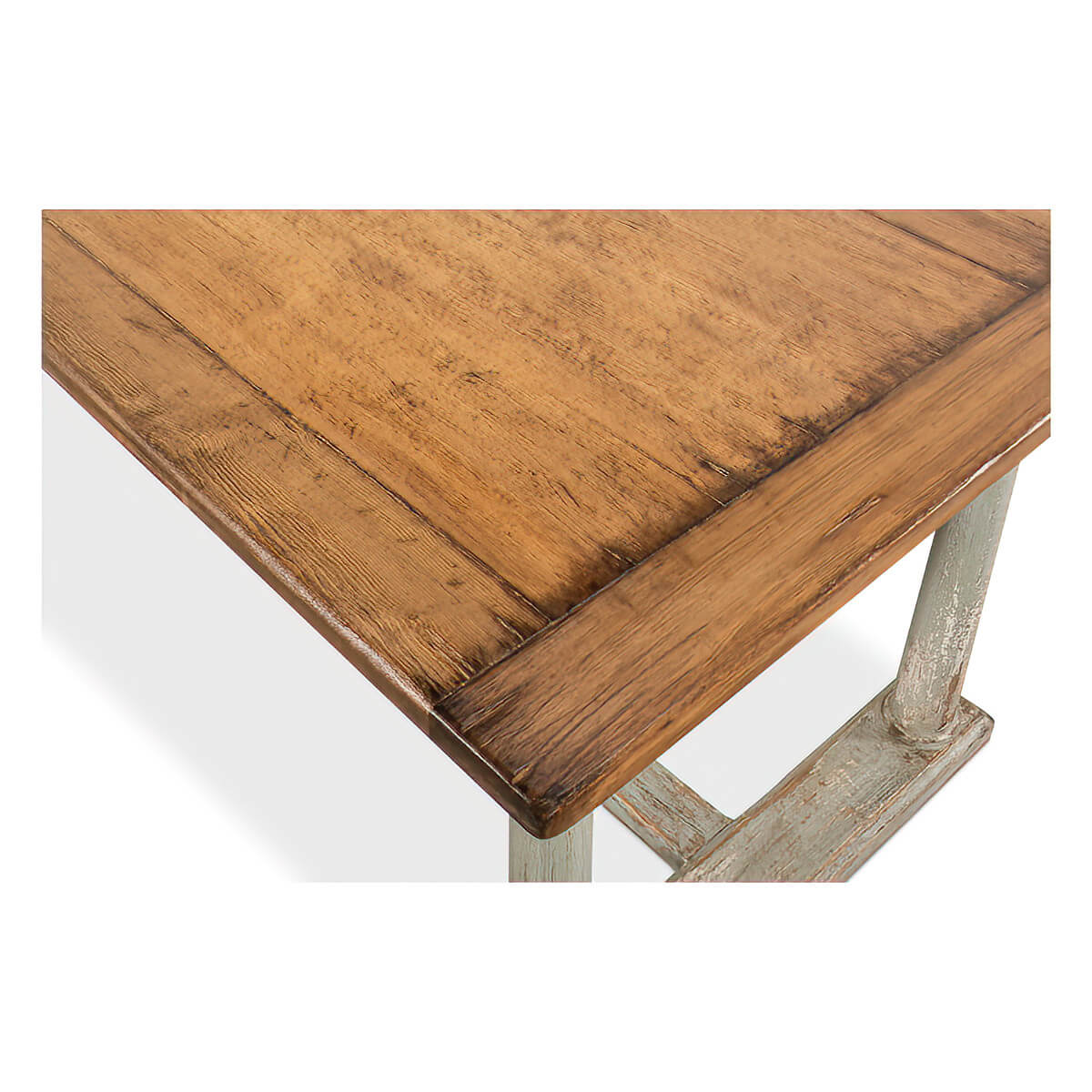 French Provincial Long Extension Dining Table - English Georgian America