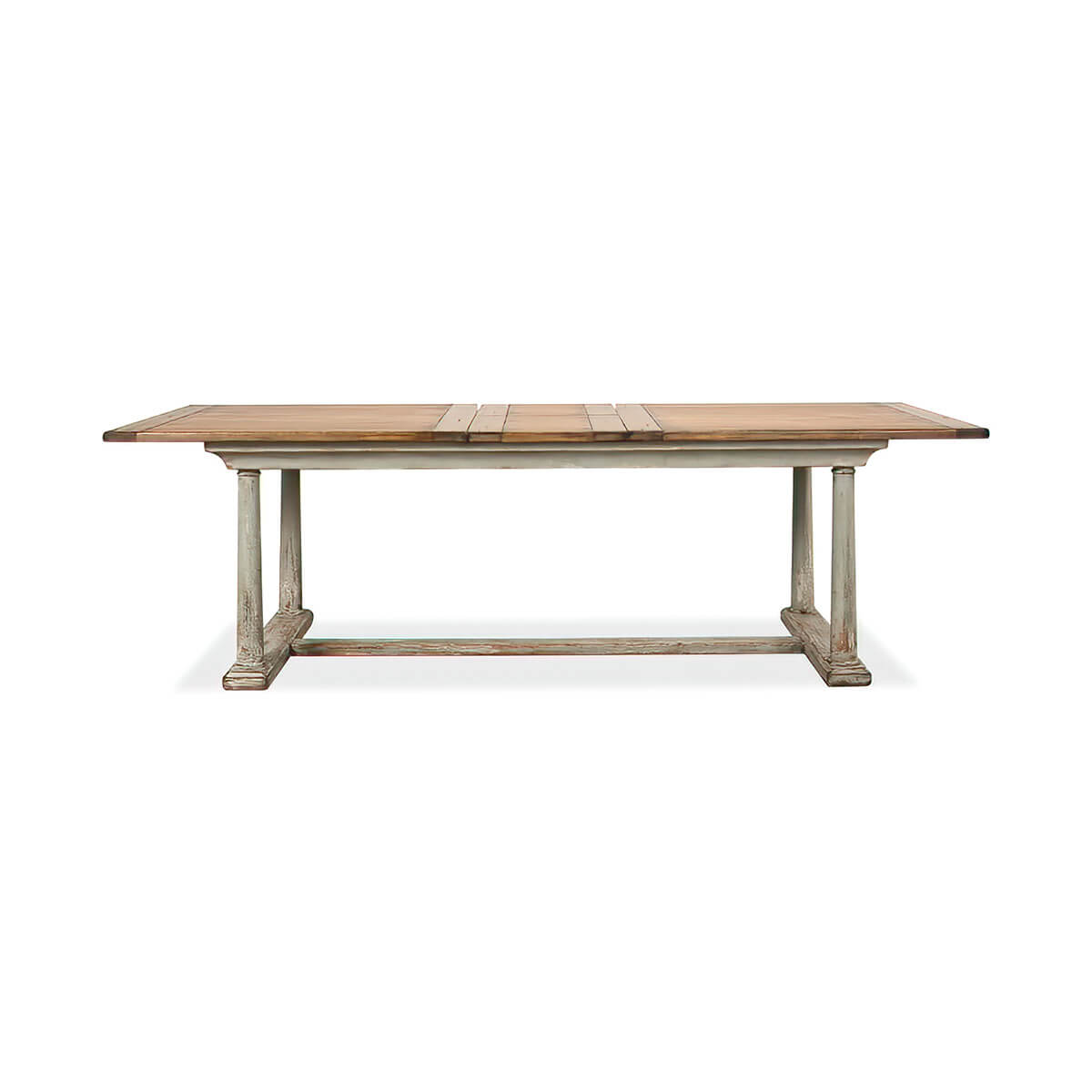 French Provincial Long Extension Dining Table - English Georgian America