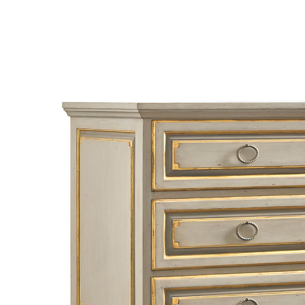 French Provincial Painted Commode - English Georgian America