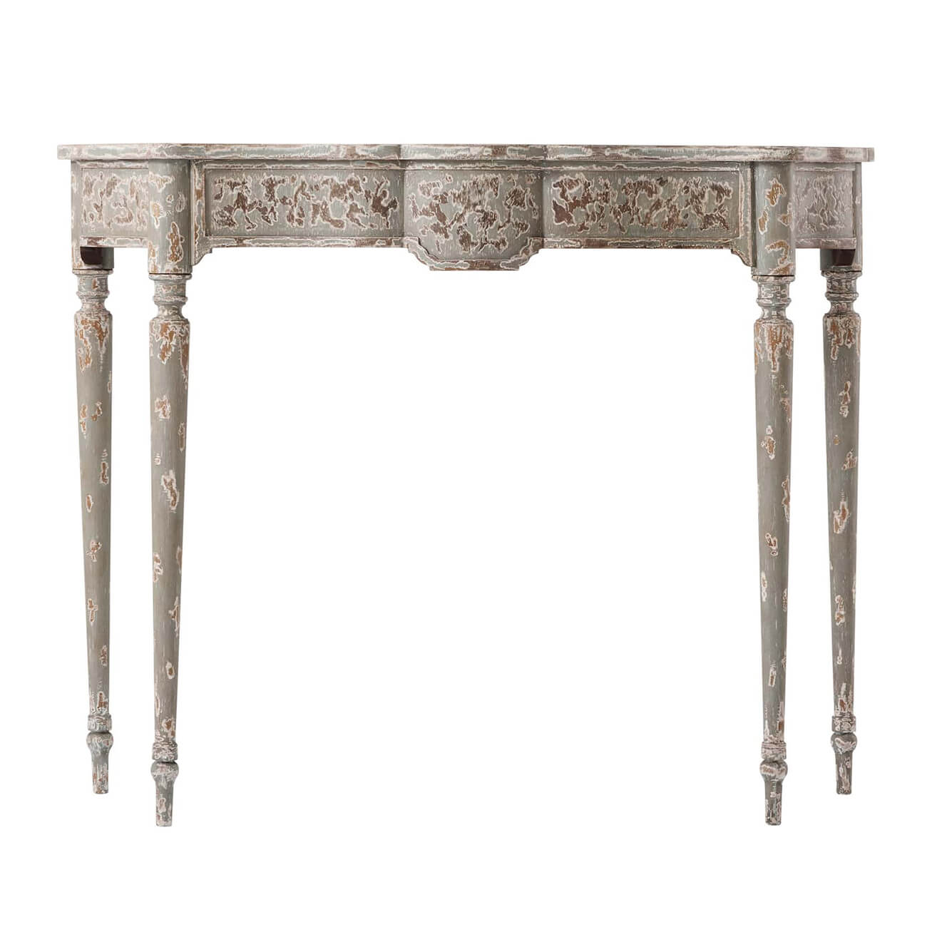 French Provincial Painted Console Table - English Georgian America