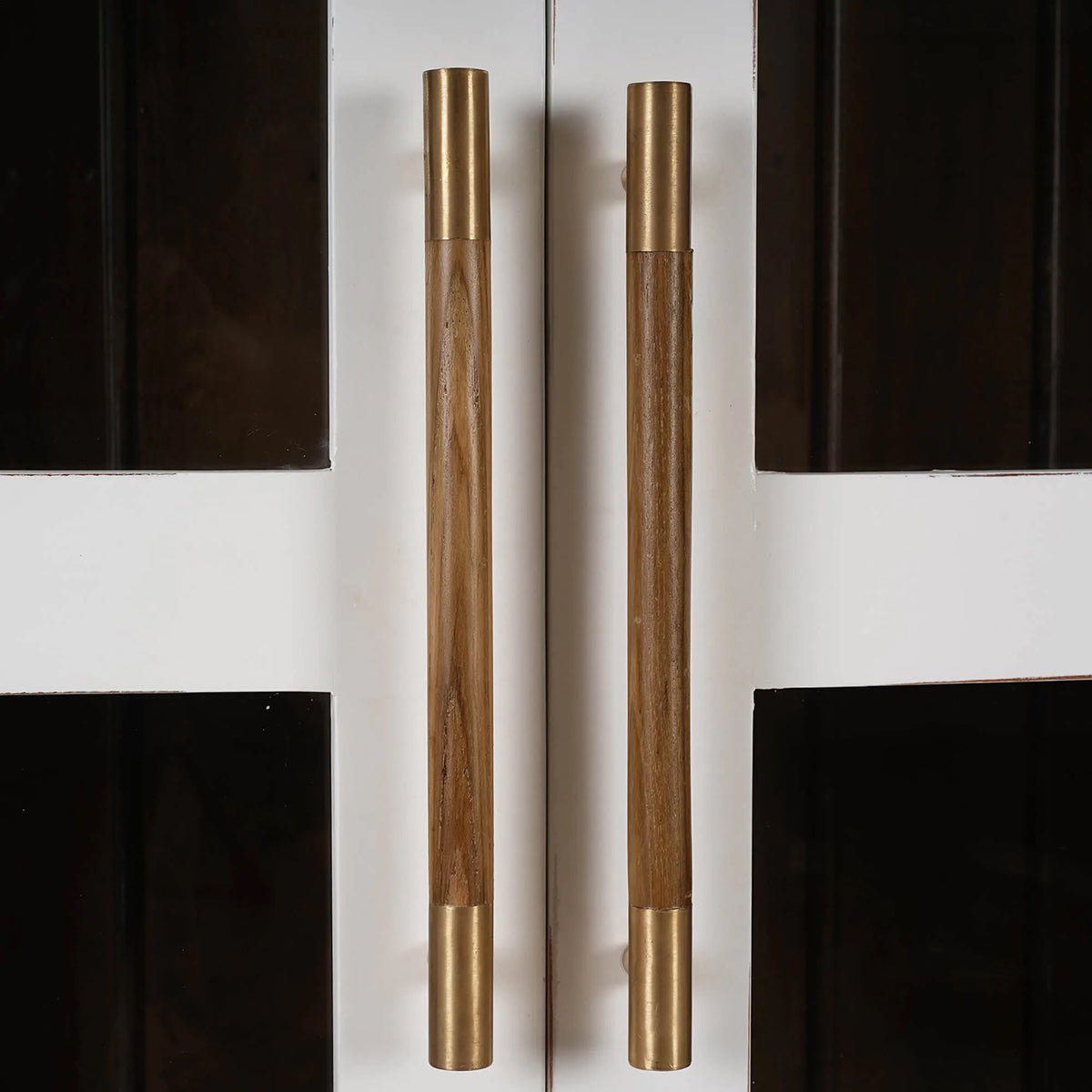 French Provincial Painted Display Cabinet II - English Georgian America