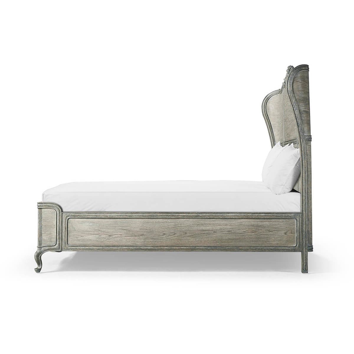 Discover Timeless Elegance with our French Provincial Painted King Size Bed English Georgian America