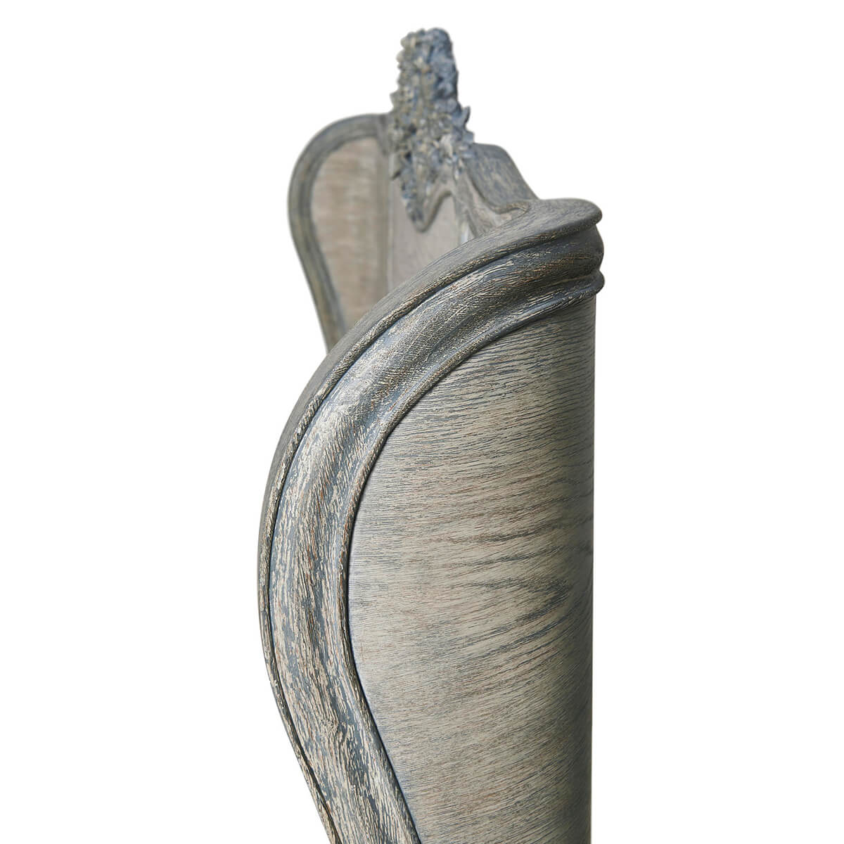 French Provincial Painted King Size Bed - English Georgian America