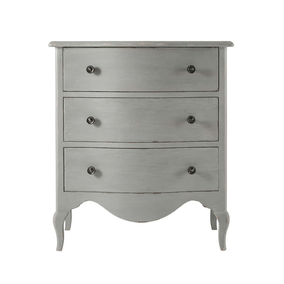 French Provincial Painted Nightstand - English Georgian America