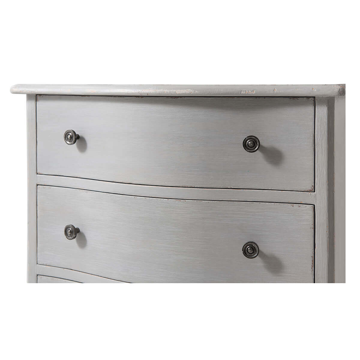 French Provincial Painted Nightstand - English Georgian America