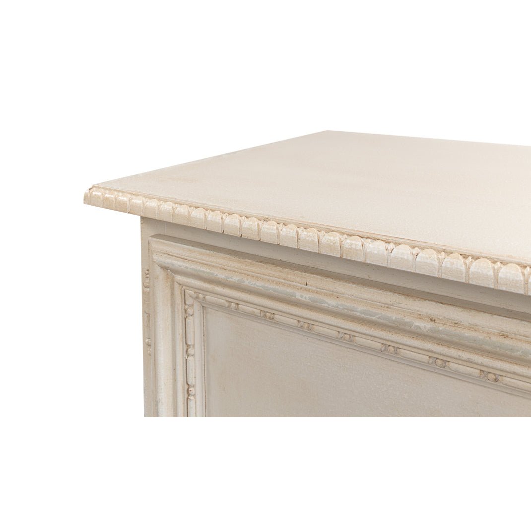 French Provincial Painted Side Cabinet - English Georgian America