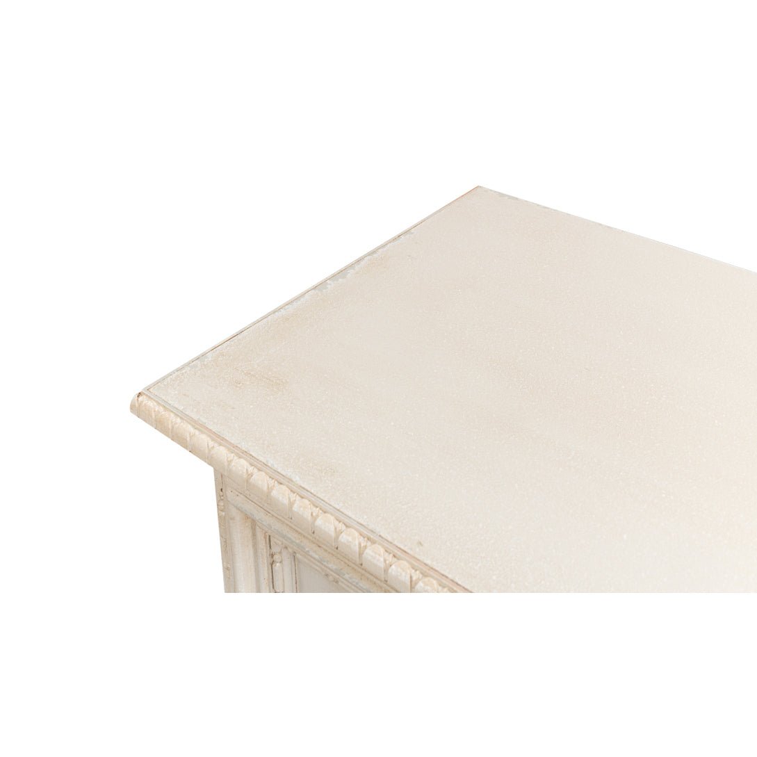 French Provincial Painted Side Cabinet - English Georgian America