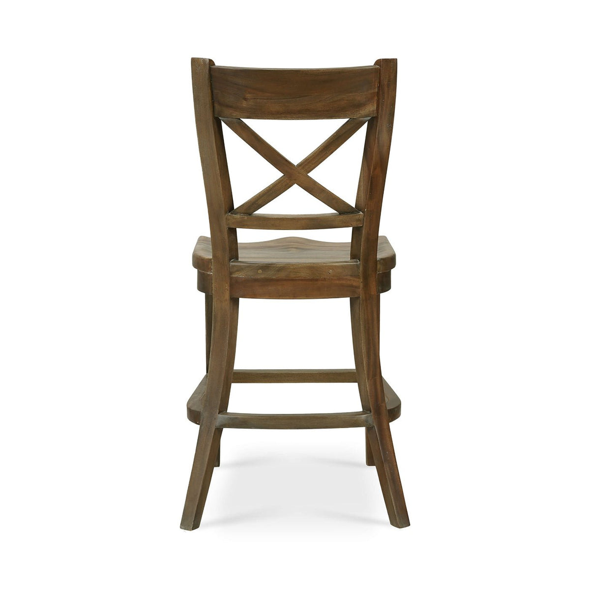French Provincial Rustic Counter Stool - English Georgian America