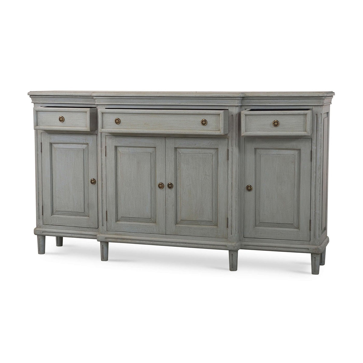French Provincial Style Antique Credenza - English Georgian America
