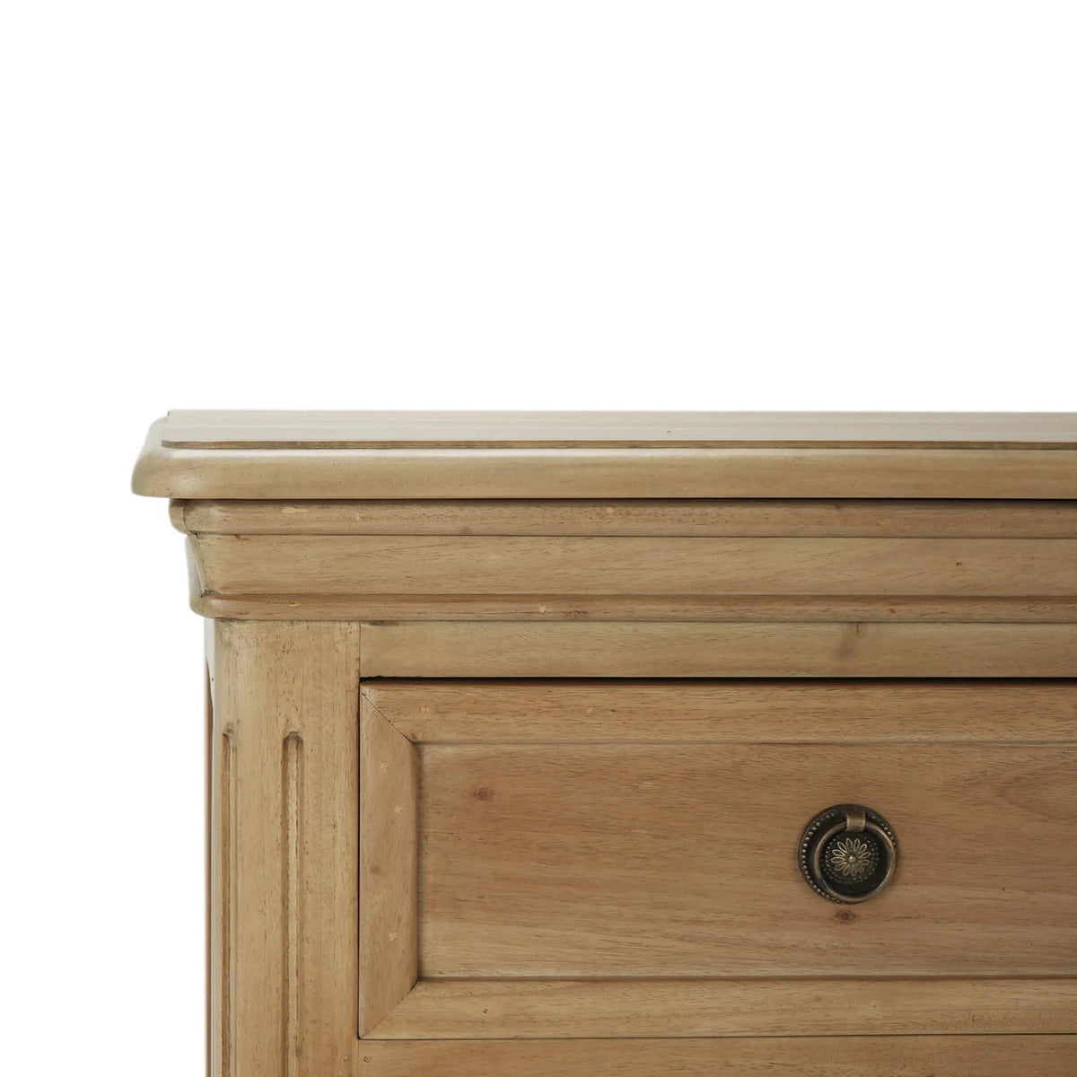 French Provincial Style Credenza - Fruitwood - English Georgian America