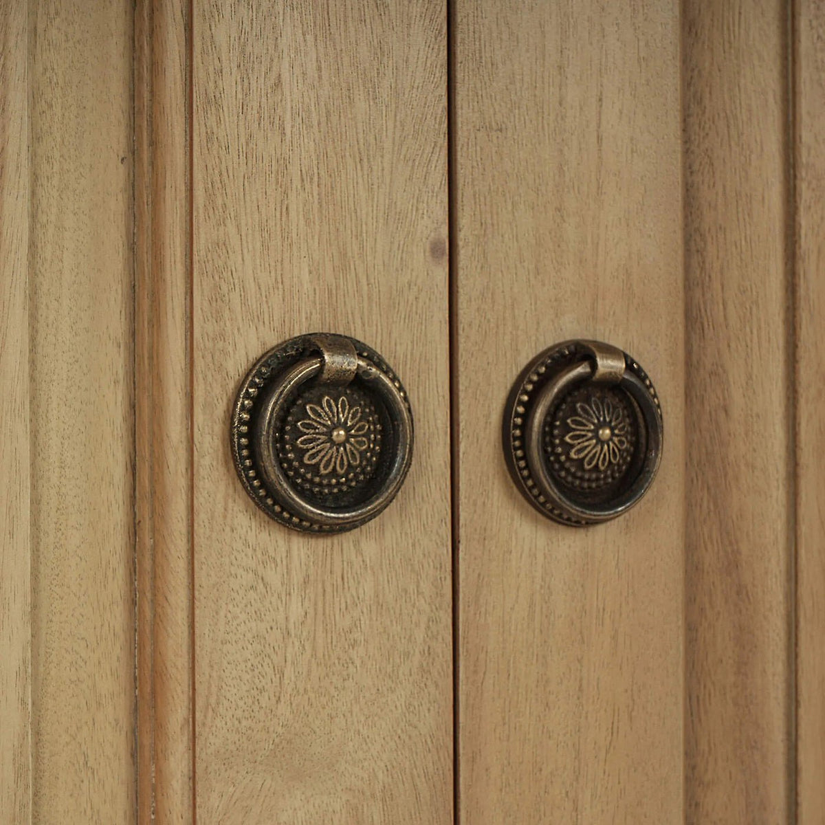 French Provincial Style Credenza - Fruitwood - English Georgian America