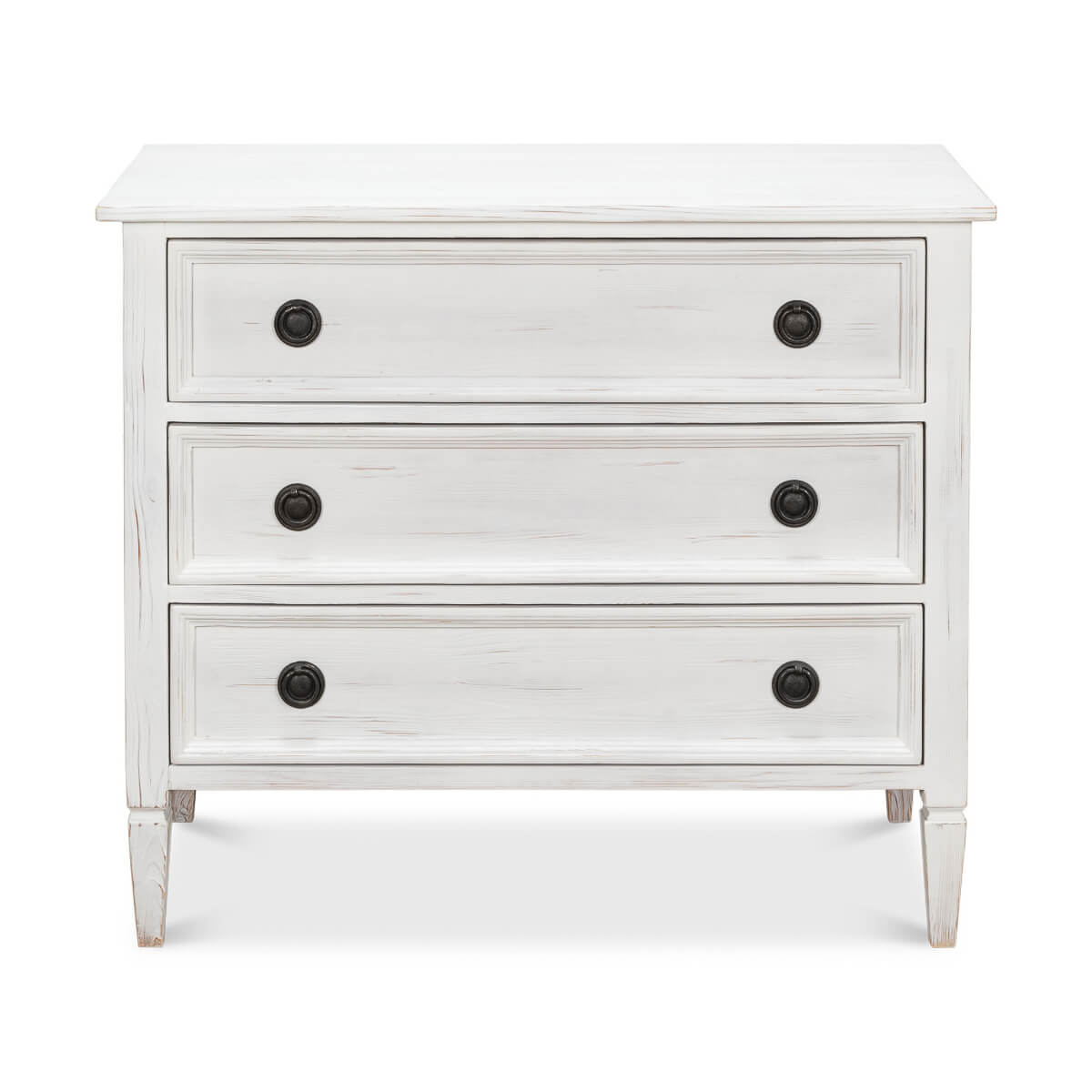 French Provincial White Painted Dresser - English Georgian America