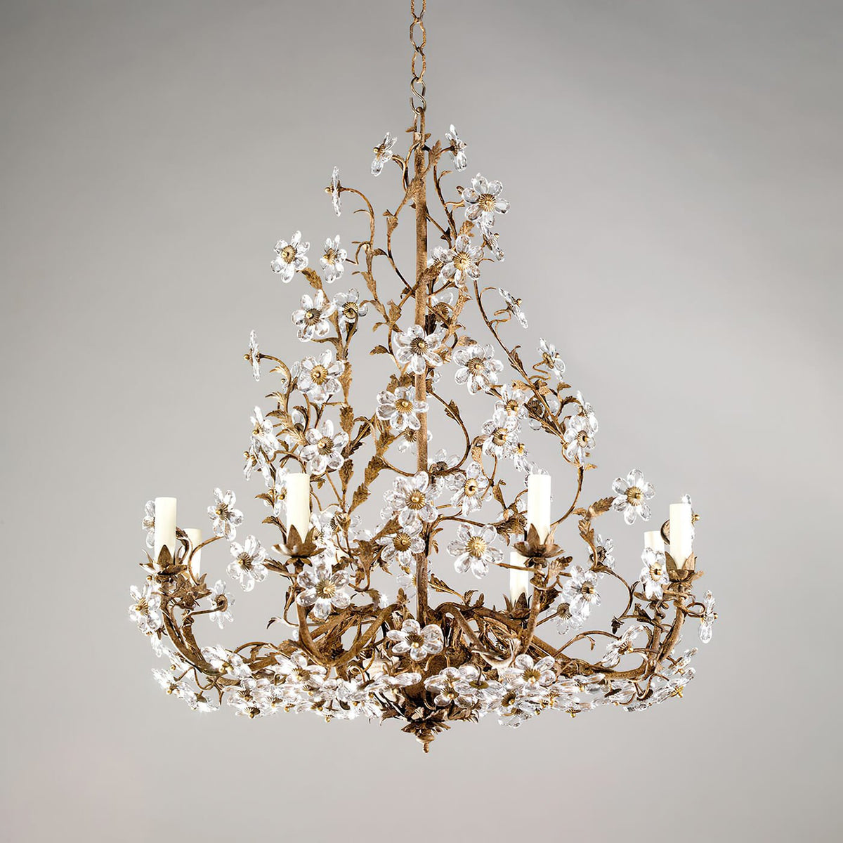 French Rococo Rustic Chandelier - English Georgian America