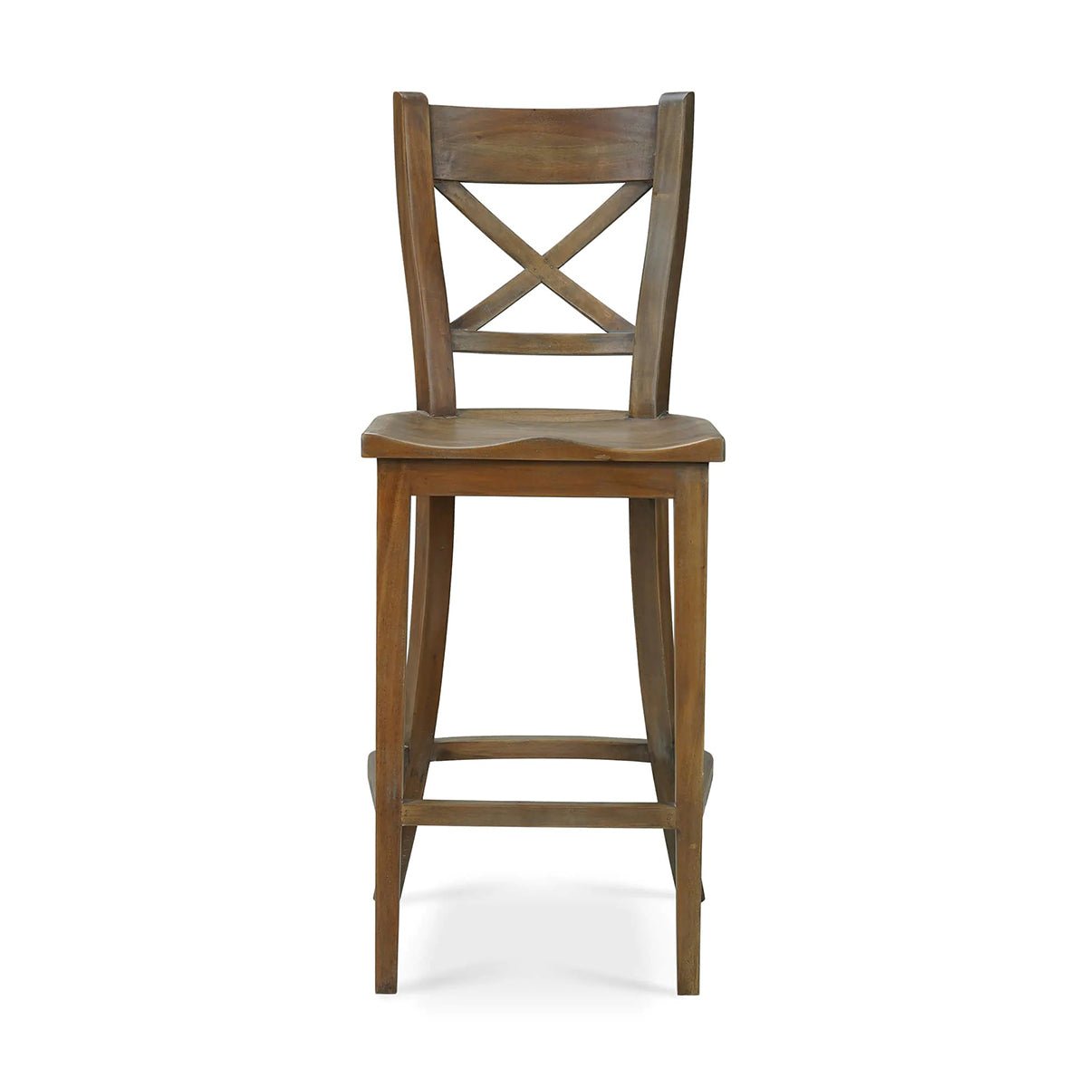 French Rustic Bar Stool - English Georgian America