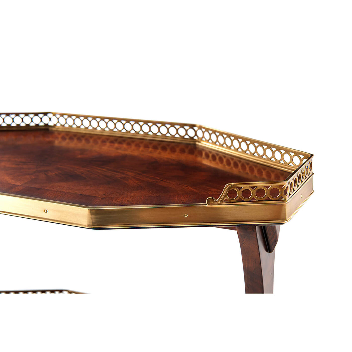 French Three - Tier Side Table - English Georgian America