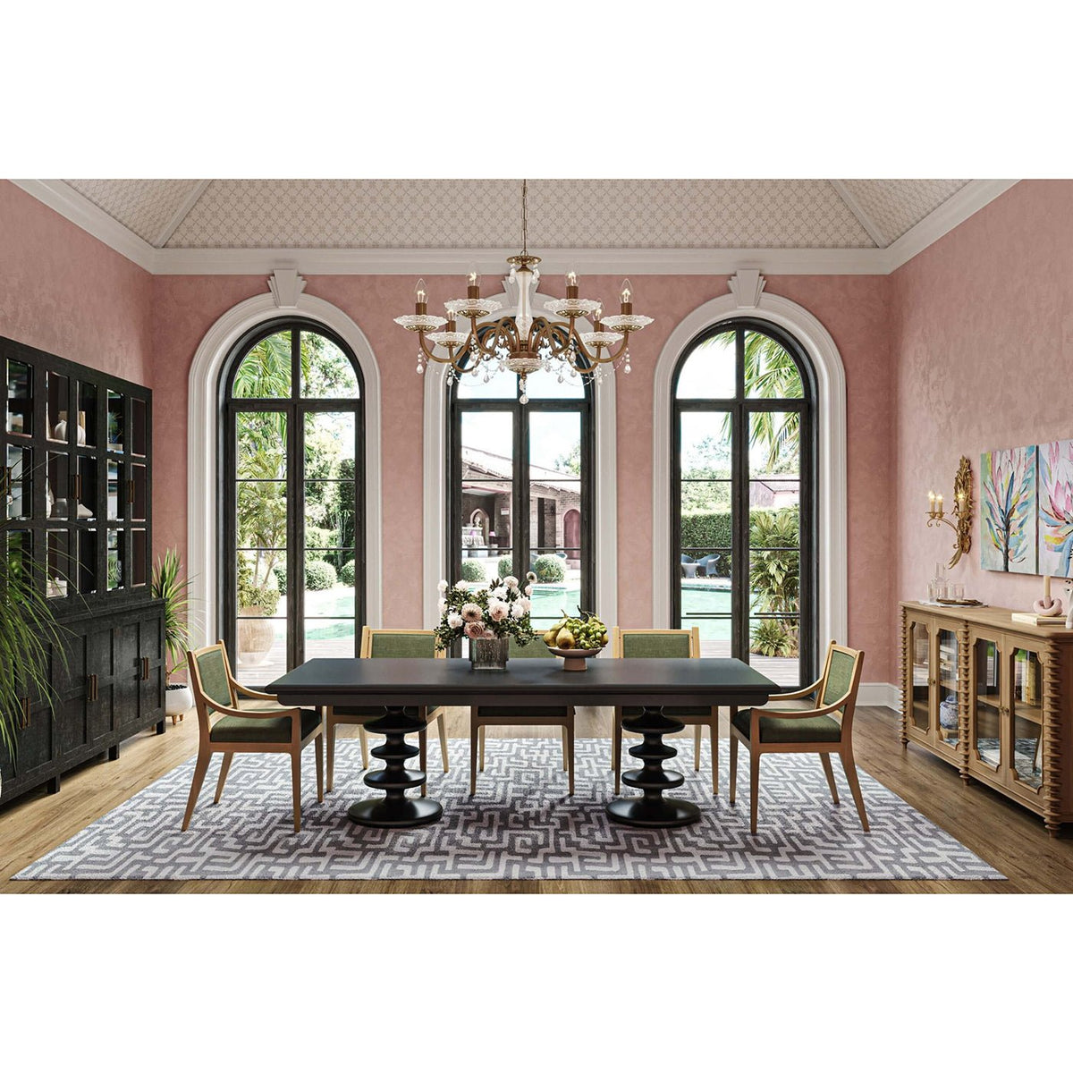 French Transitional Sideboard - English Georgian America