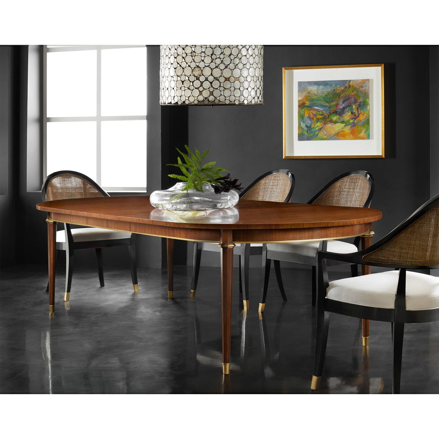 French Walnut Dining Table - English Georgian America