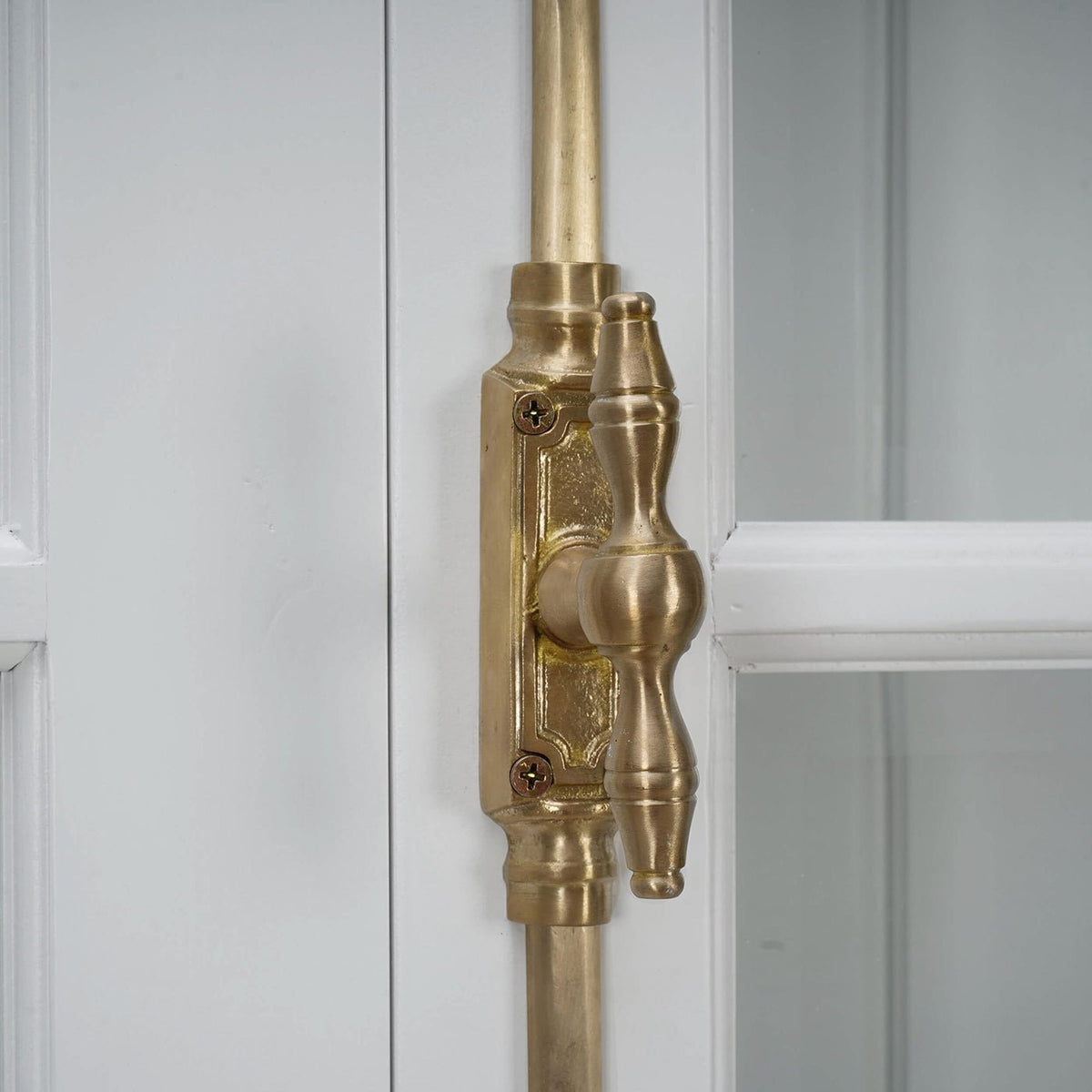 French White Display Cabinet - English Georgian America