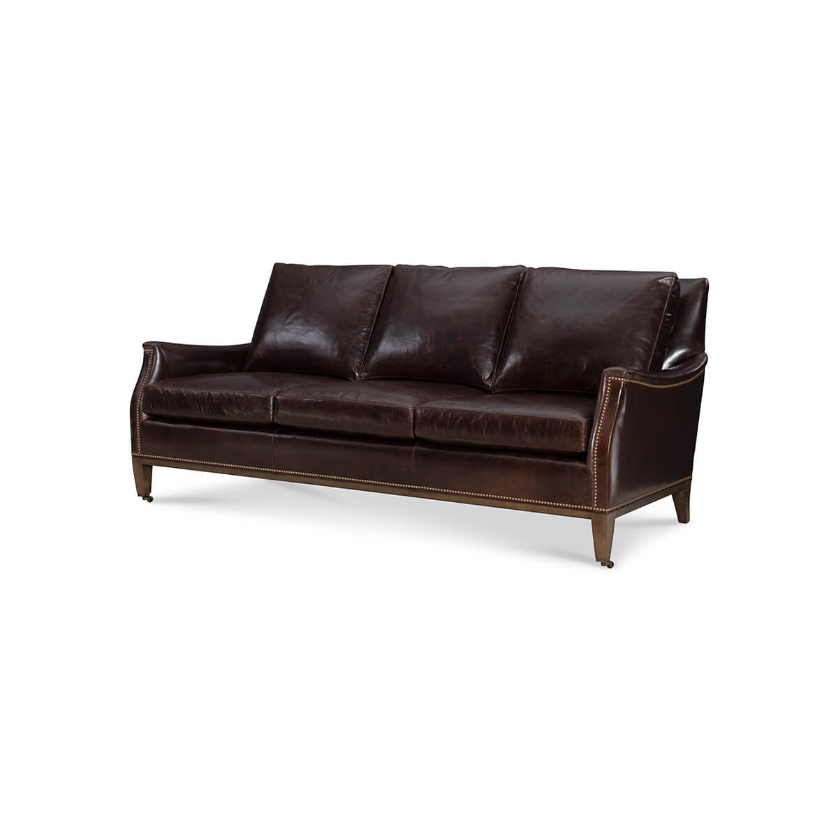 Galvin Classic Leather Sofa - English Georgian America