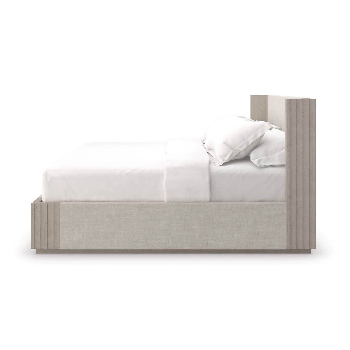 Geometric Modern King Bed - English Georgian America