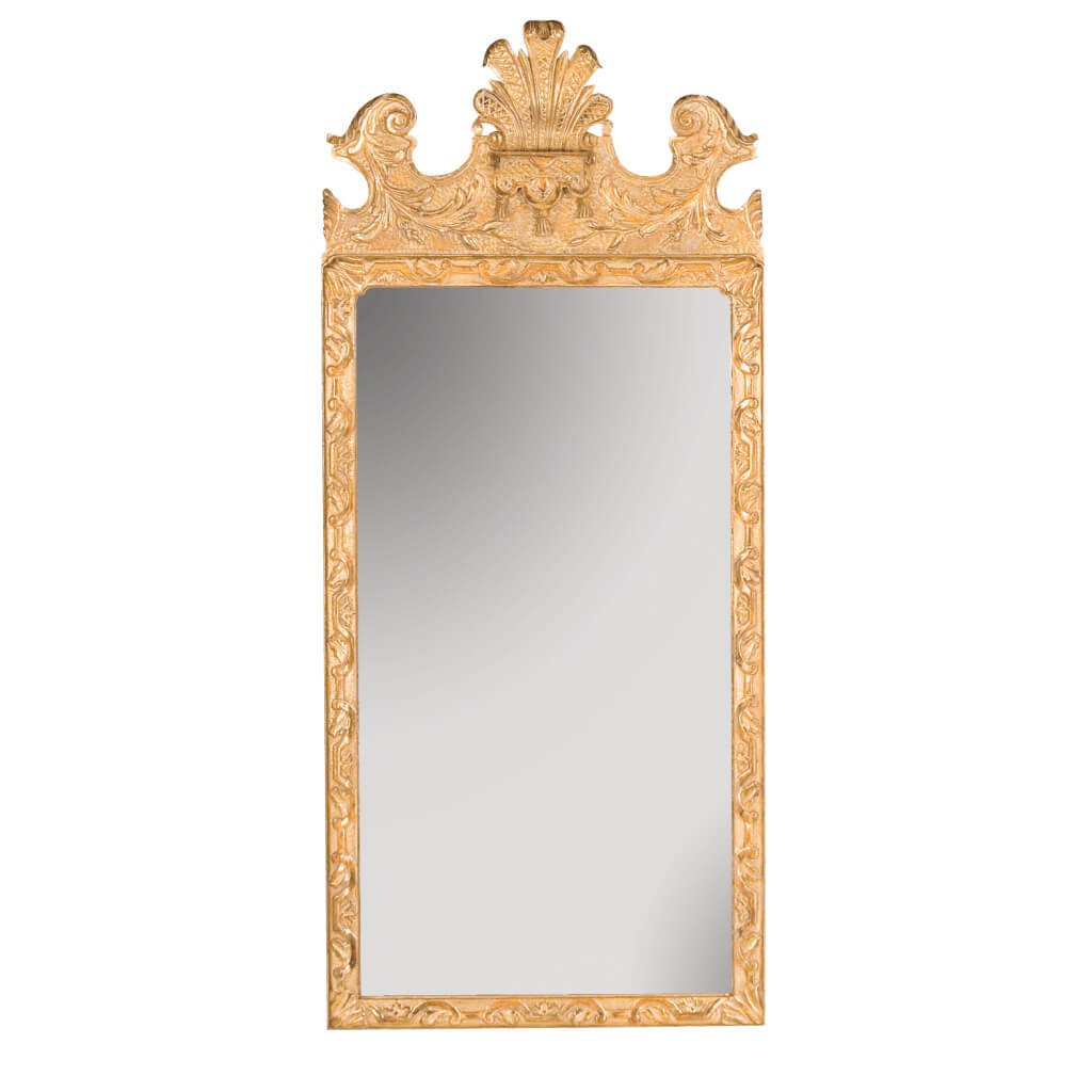 George I Mirror with Carved Frame - English Georgian America