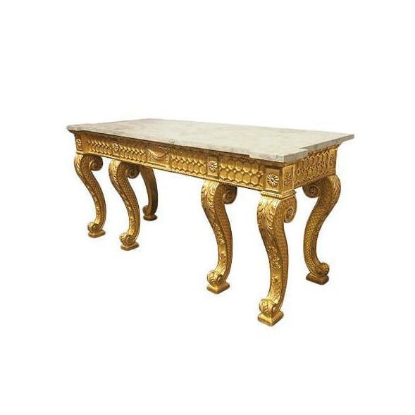 George II Carved Giltwood Console - English Georgian America