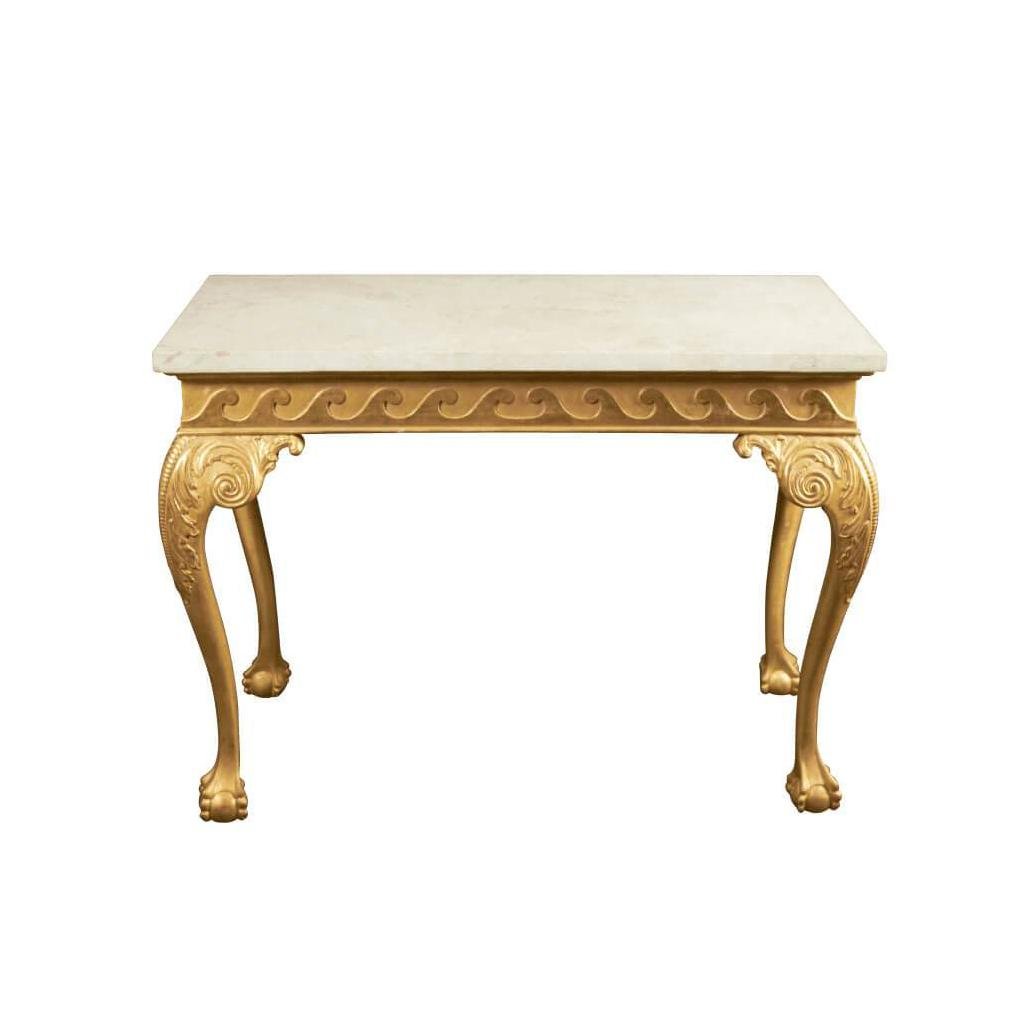George II Claw Foot Side Table - English Georgian America
