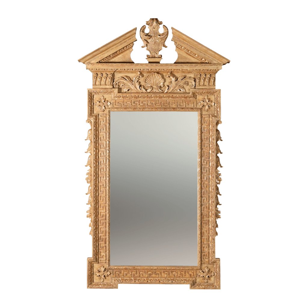 George II Giltwood Mirror in the Manner of William Kent - English Georgian America