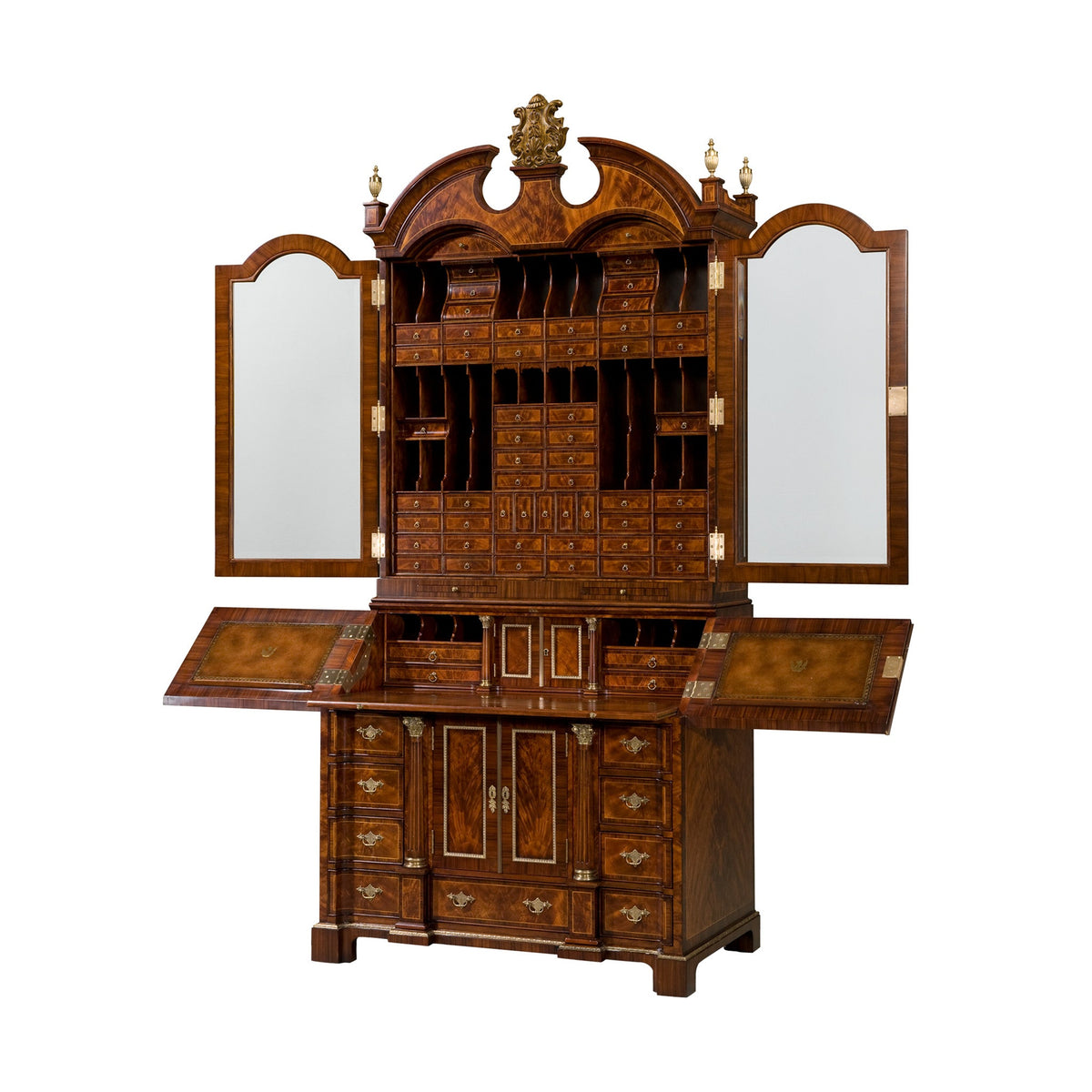 George II Mahogany Secretary Bookcase - English Georgian America