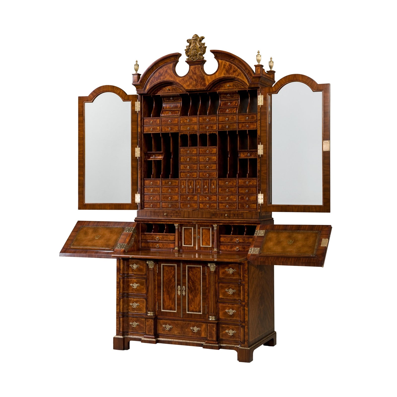 George II Mahogany Secretary Bookcase - English Georgian America